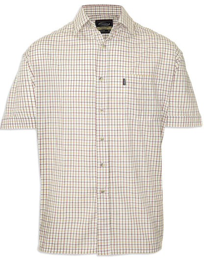red check Champion summer Tattersall, the classic country tattersall check shirt with short sleeves, ideal for summer 