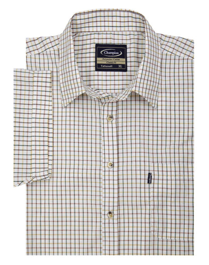 Big sizes for Champion summer Tattersall, the classic country tattersall check shirt with short sleeves, ideal for summer 