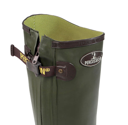 Green Jersey Lined Percussion Chantilly Full Zip Wellington Boots
