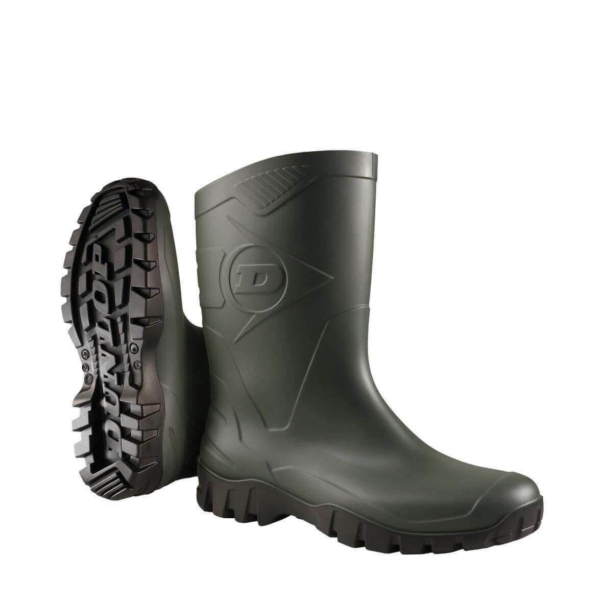 Mens rubber sale boots wide width