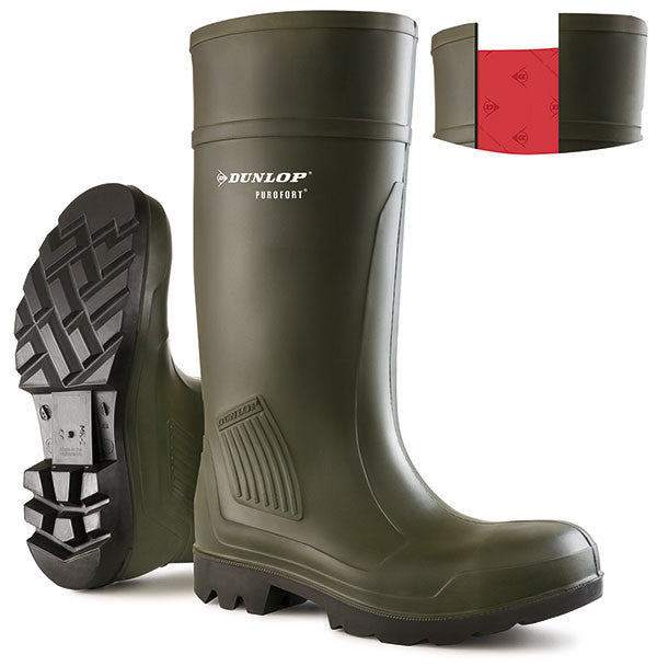 Dunlop purofort wellingtons best sale price