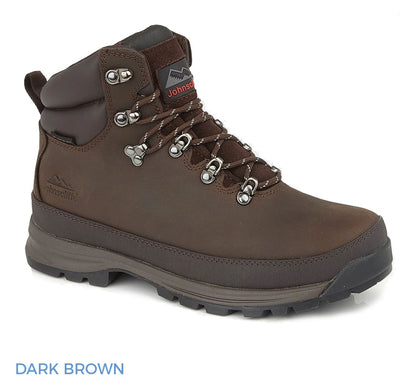 Johnscliffe Edge Hiking Boots Dark Brown Crazy Horse Leather