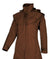 Baleno Oxford Long Waterproof Coat Earth Brown #colour_earth-brown