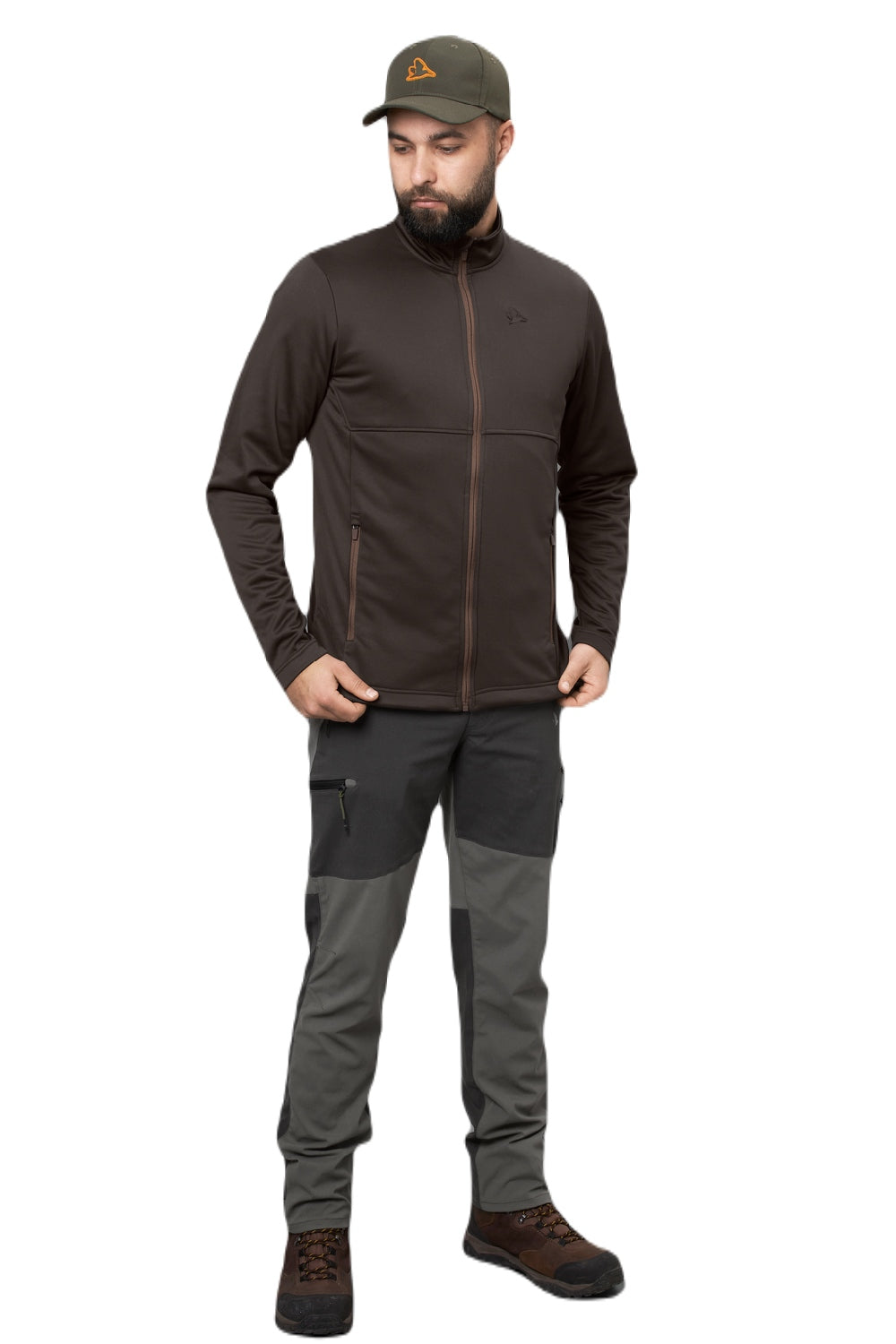 Seeland Mens Elliot Fleece in Dark Brown 