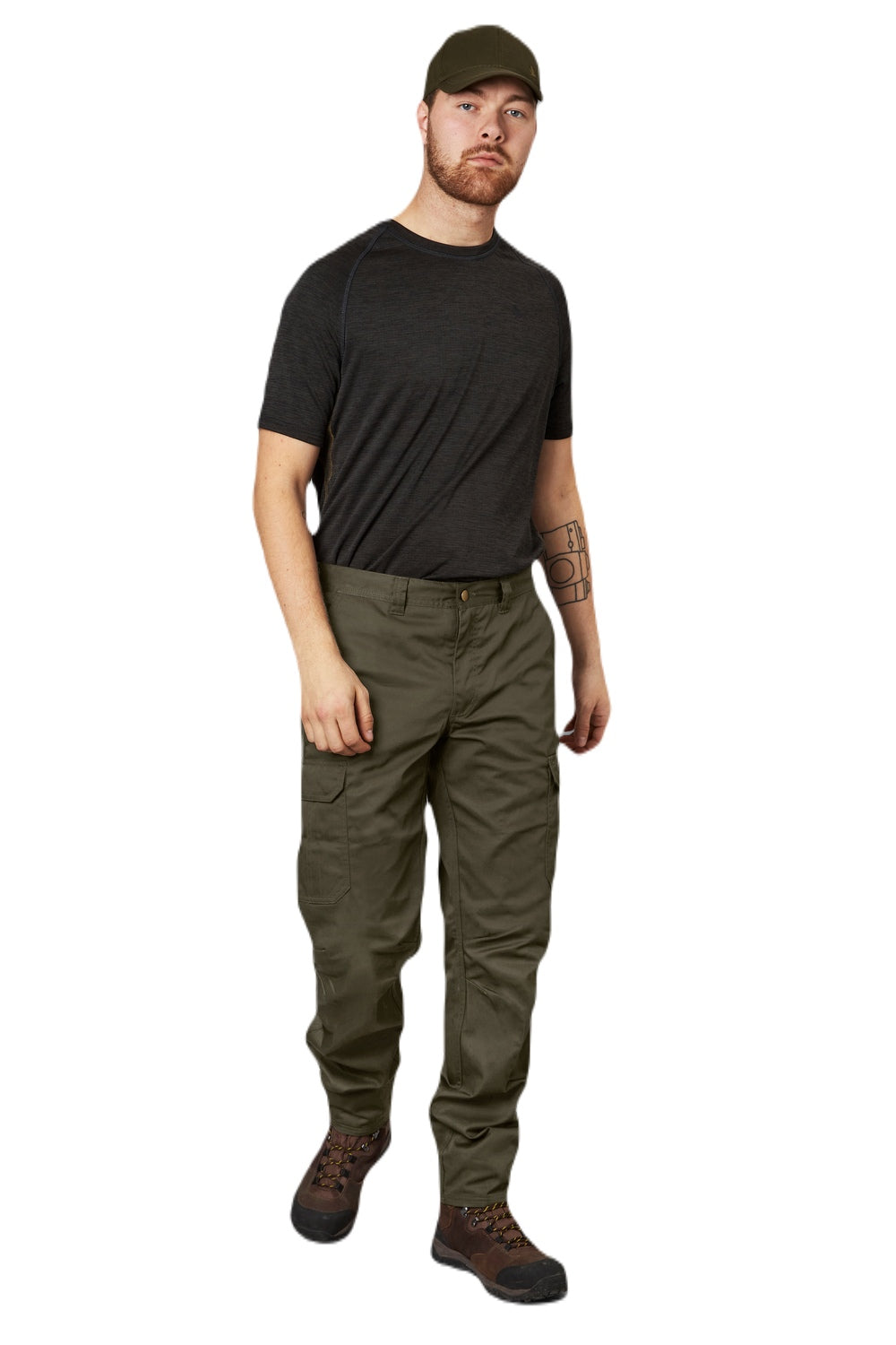 Seeland Mens Oak Trousers in Pine Green