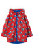Lighthouse Boys Ethan Waterproof Jacket in Tractor Print Pillar box #colour_tractor-print