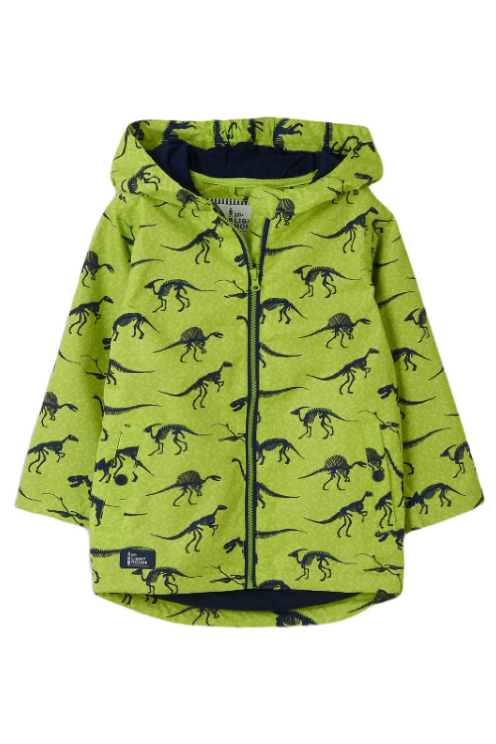 Lighthouse Boys Ethan Waterproof Jacket in Dinosaur Print 