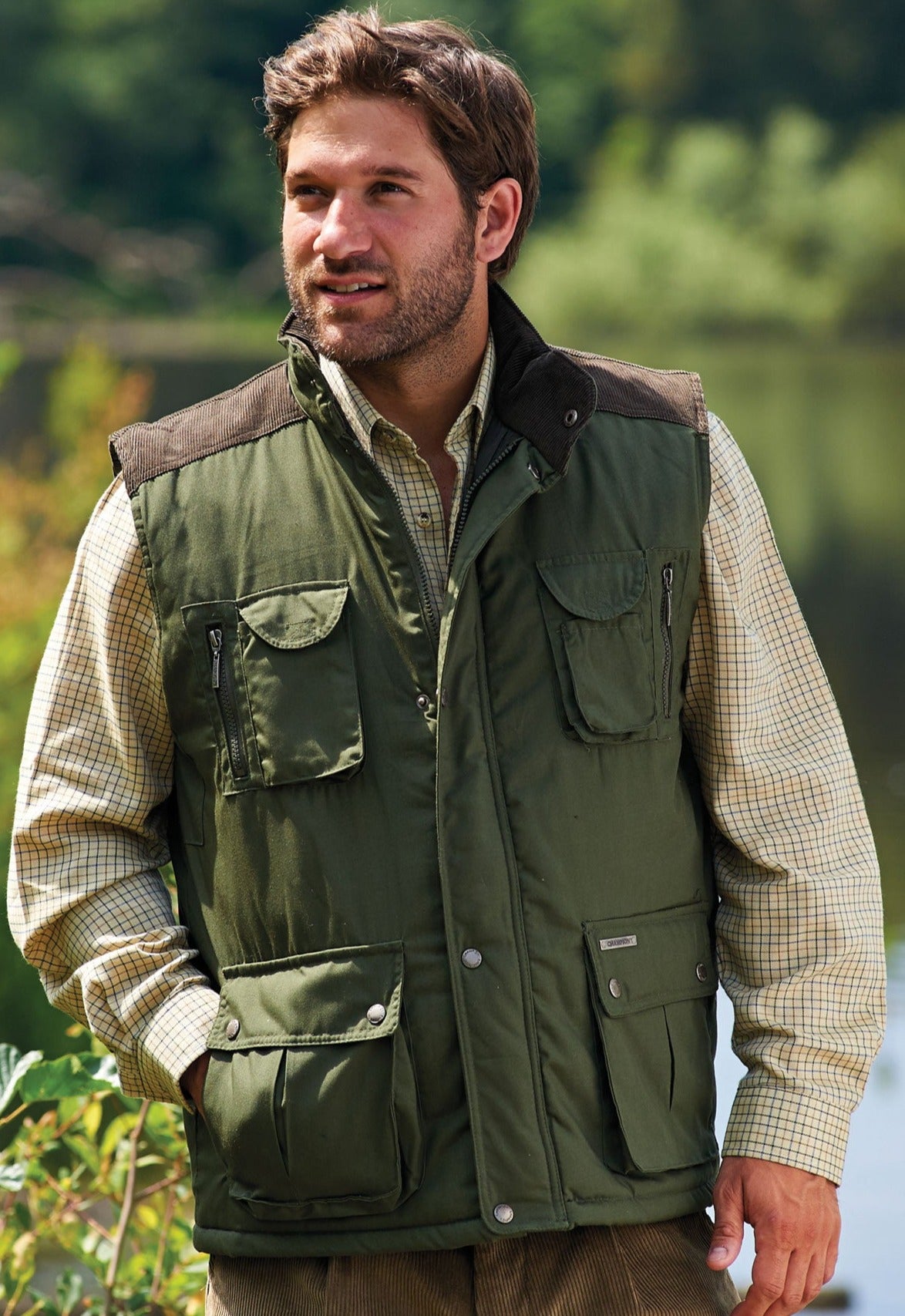 Mens bodywarmer sale with pockets