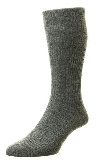 Grey HJ Hall Extra Wide Soft Top Sock | Sanitised Wool HJ Hall Extra Wide Soft Top Sock | Sanitised Wool 