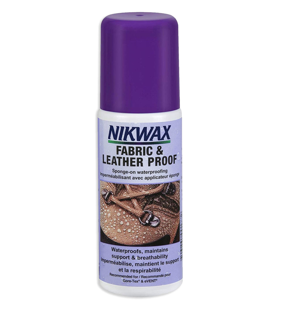 Nikwax Fabric &amp; Leather Proof™ 125 ml SPONGE-ON violet cap