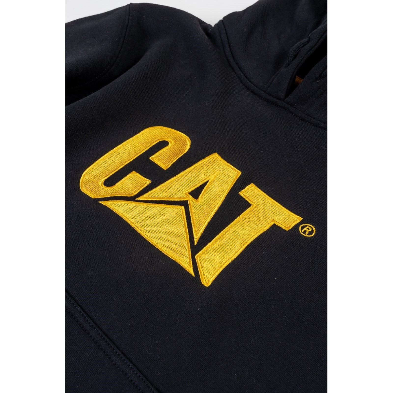 Caterpillar Trademark Hooded Sweatshirt in Black 