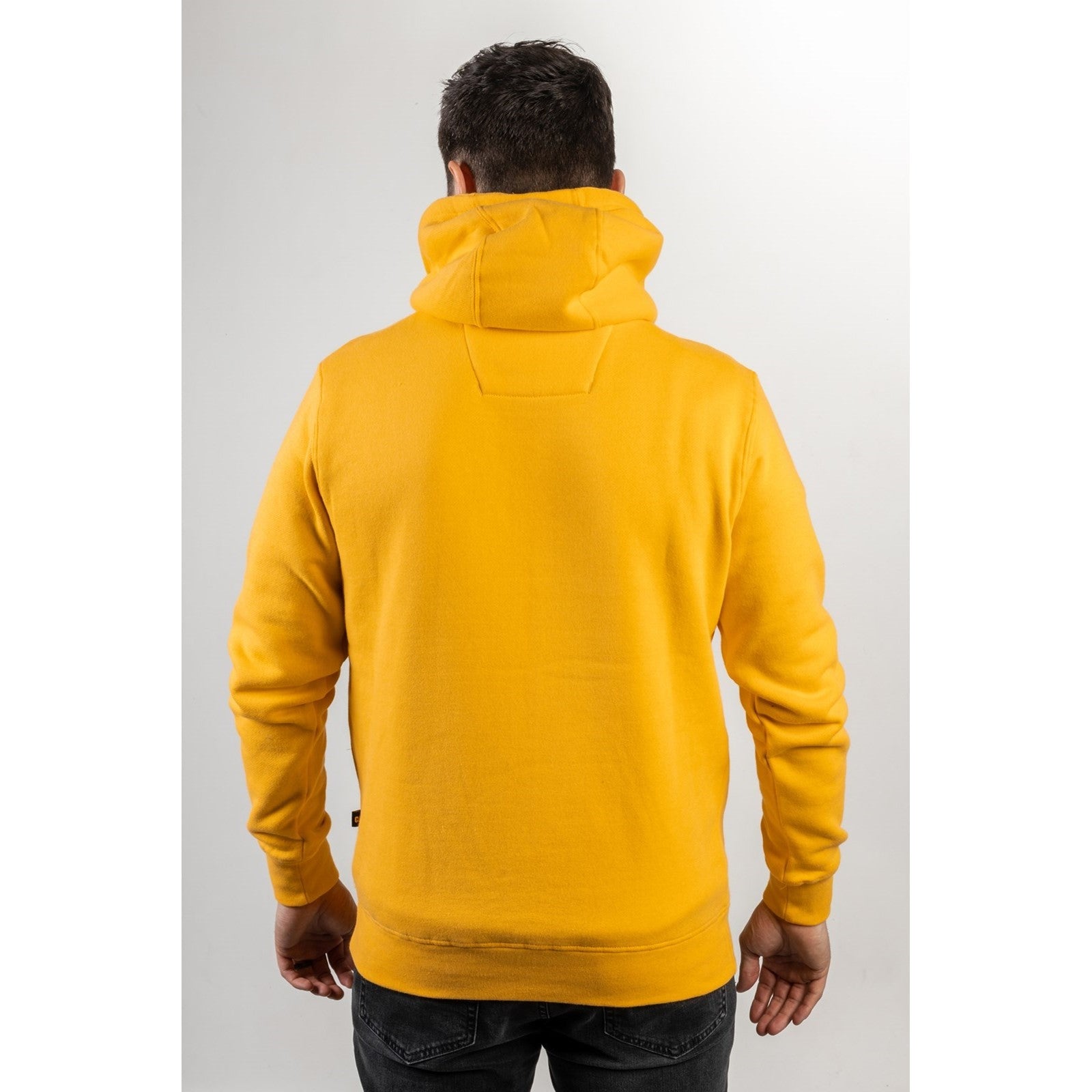 Caterpillar Trademark Hooded Sweatshirt in Yellow 