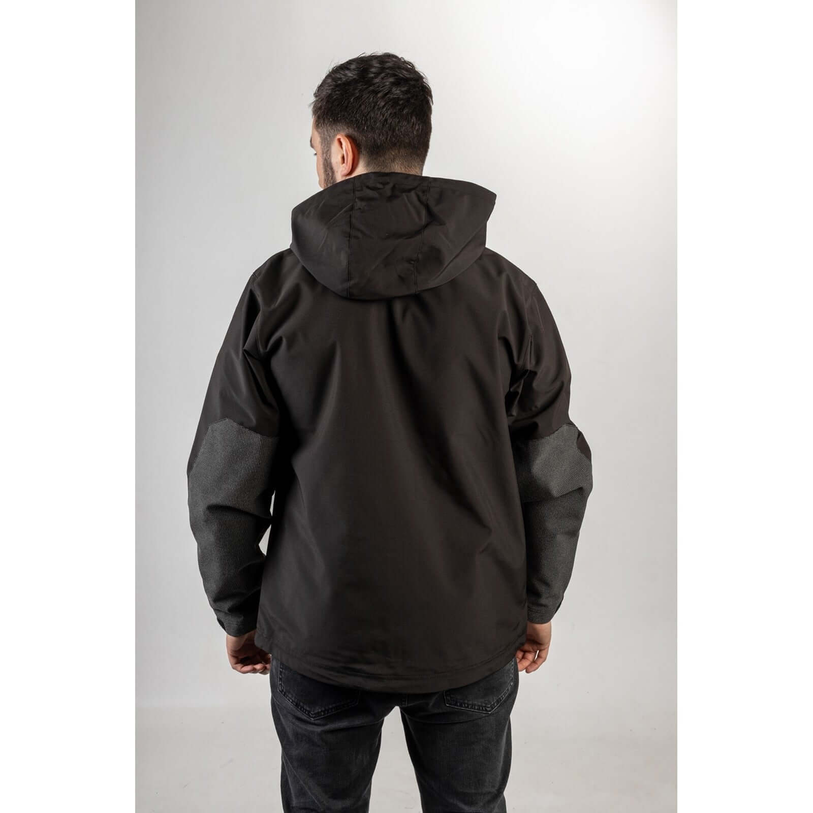 Caterpillar Capstone Hooded Soft Shell Jacket in Black 