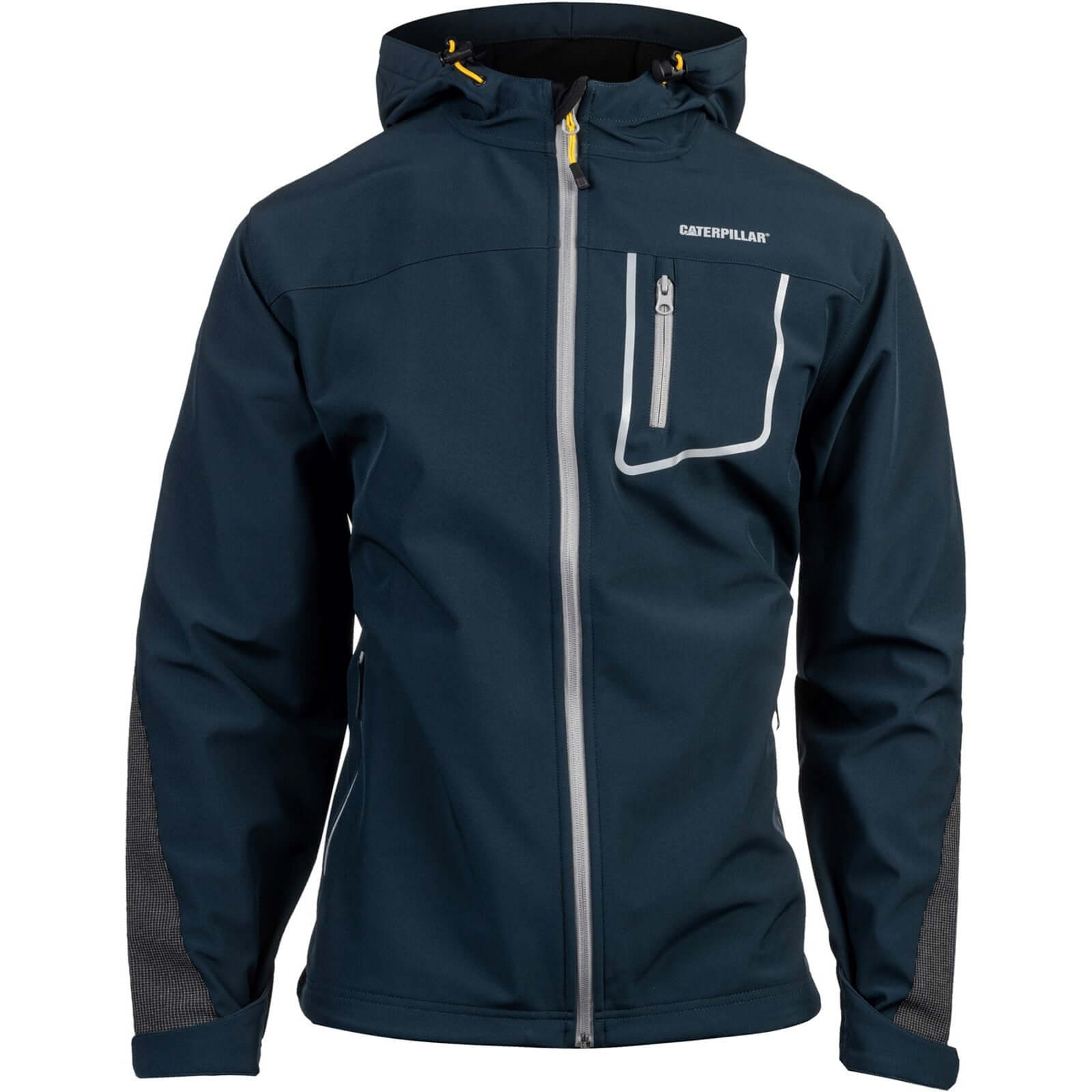 Caterpillar Capstone Hooded Soft Shell Jacket in Marine 