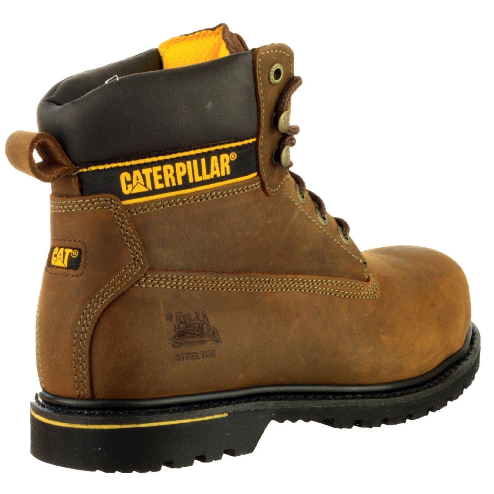 Caterpillar Holton S3 Safety Boot in Brown 