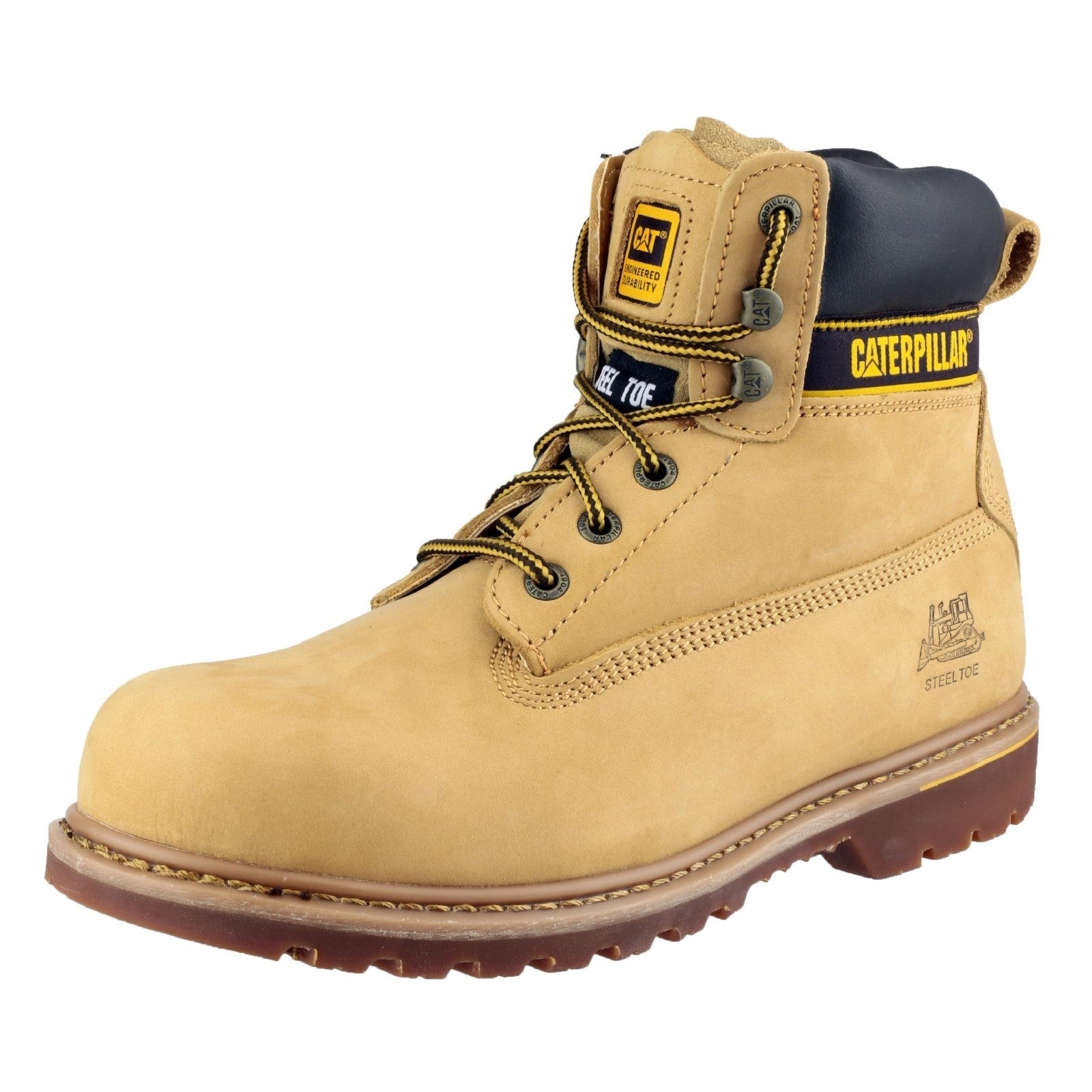 Caterpillar Holton S3 Safety Boot in Honey 