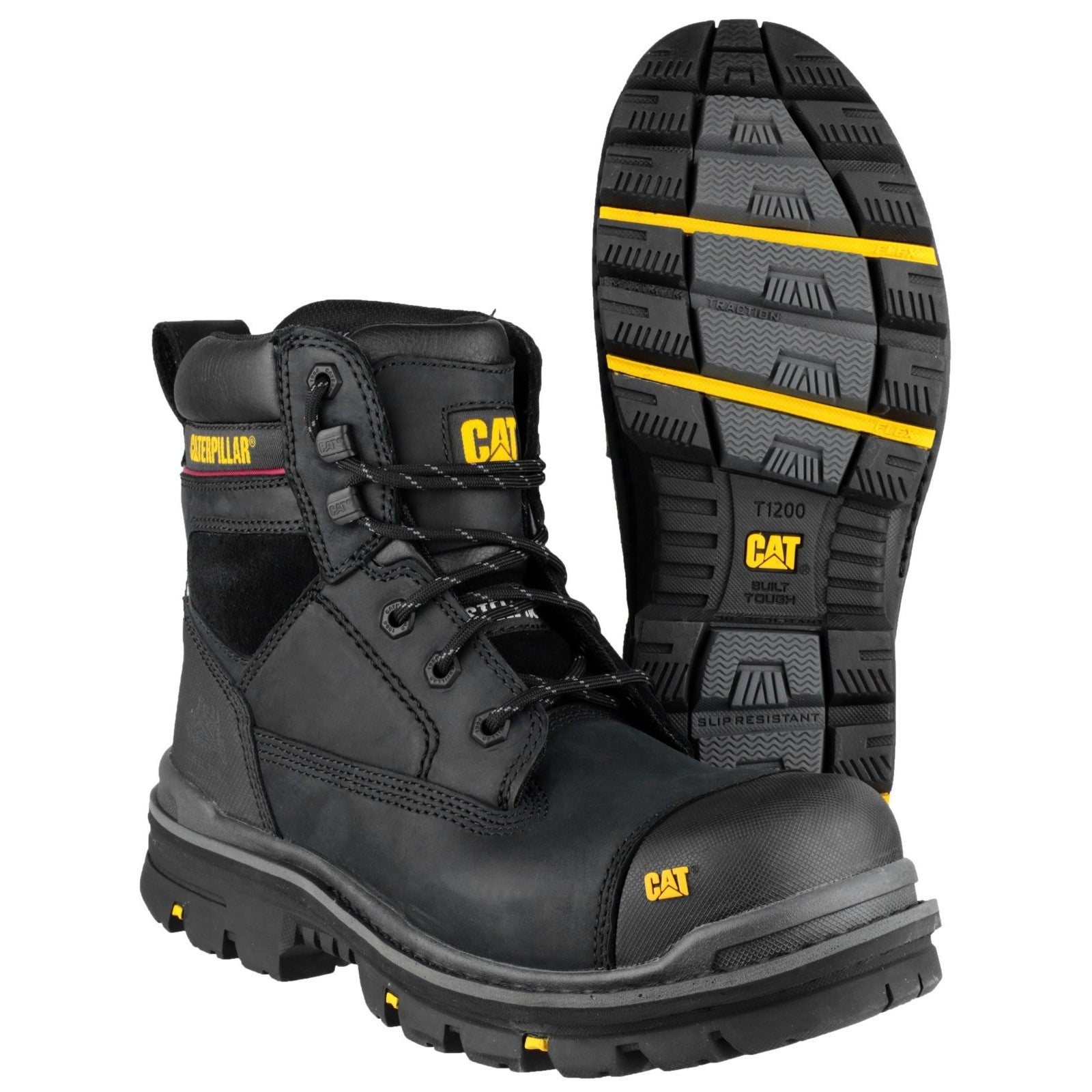 Caterpillar Gravel 6&quot; Safety Boot in Black 