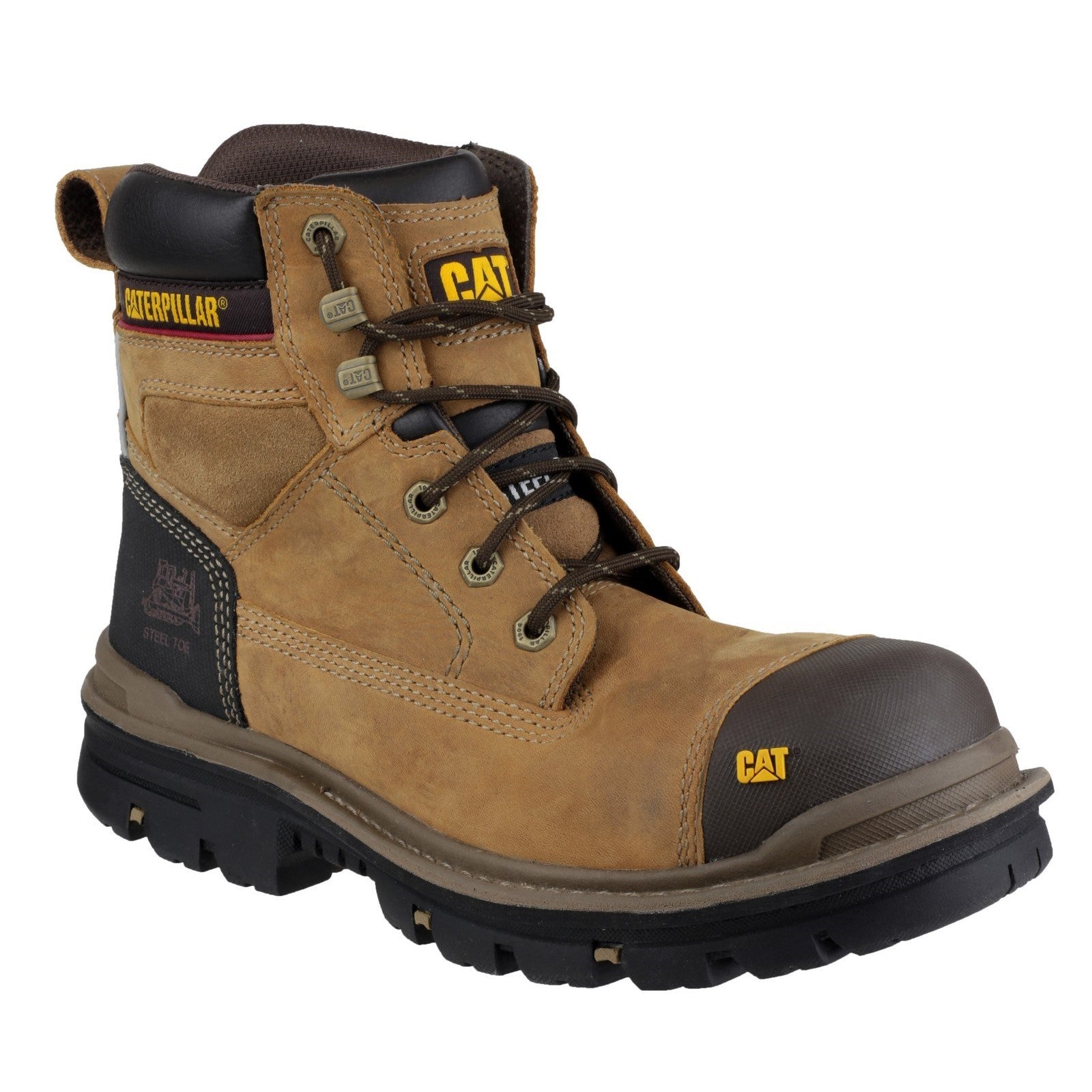 Caterpillar Gravel 6&quot; Safety Boot in Beige 