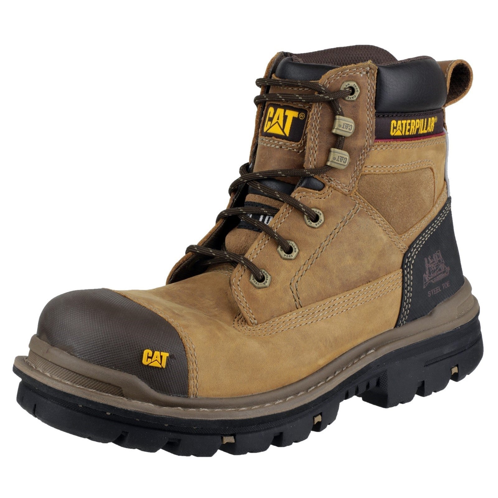 Caterpillar Gravel 6&quot; Safety Boot in Beige 