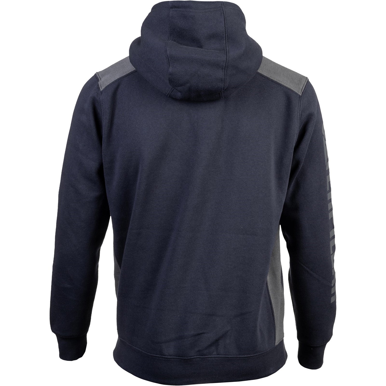 Caterpillar Logo Panel Hooded Sweatshirt in Navy 