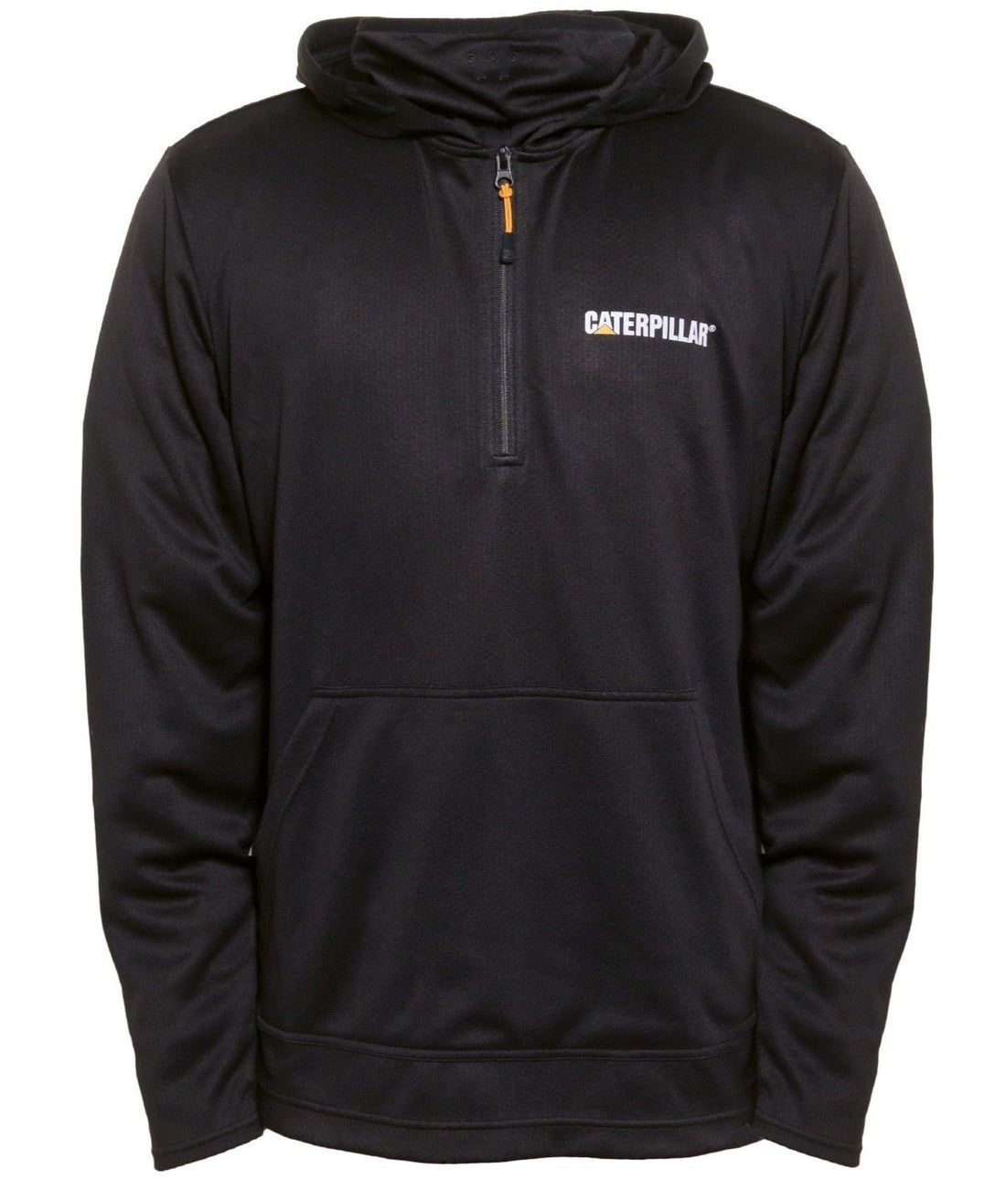 Caterpillar Guardian Quarter Zip Hoodie in Black 