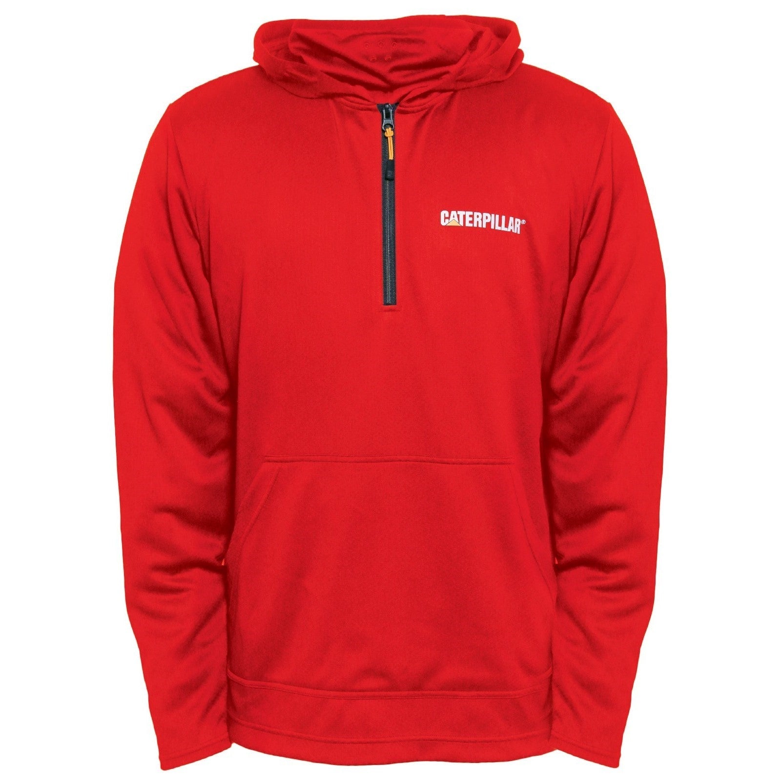 Caterpillar Guardian Quarter Zip Hoodie in Red Tide