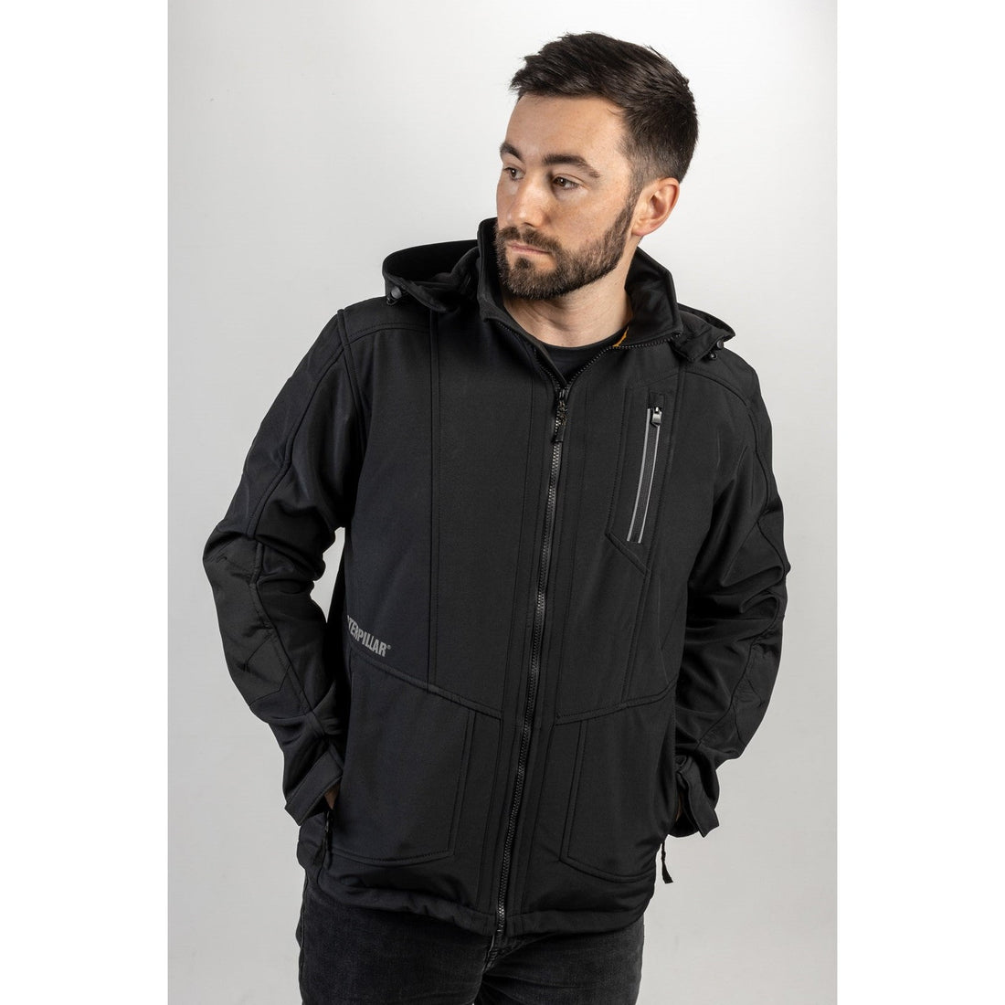 Caterpillar Mercury Soft Shell Jacket in Black 