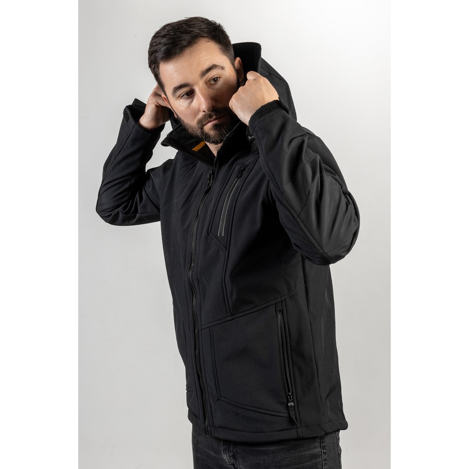 Caterpillar Mercury Soft Shell Jacket in Black 