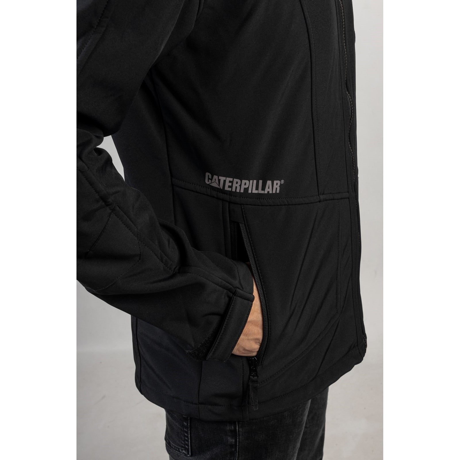 Caterpillar Mercury Soft Shell Jacket in Black 