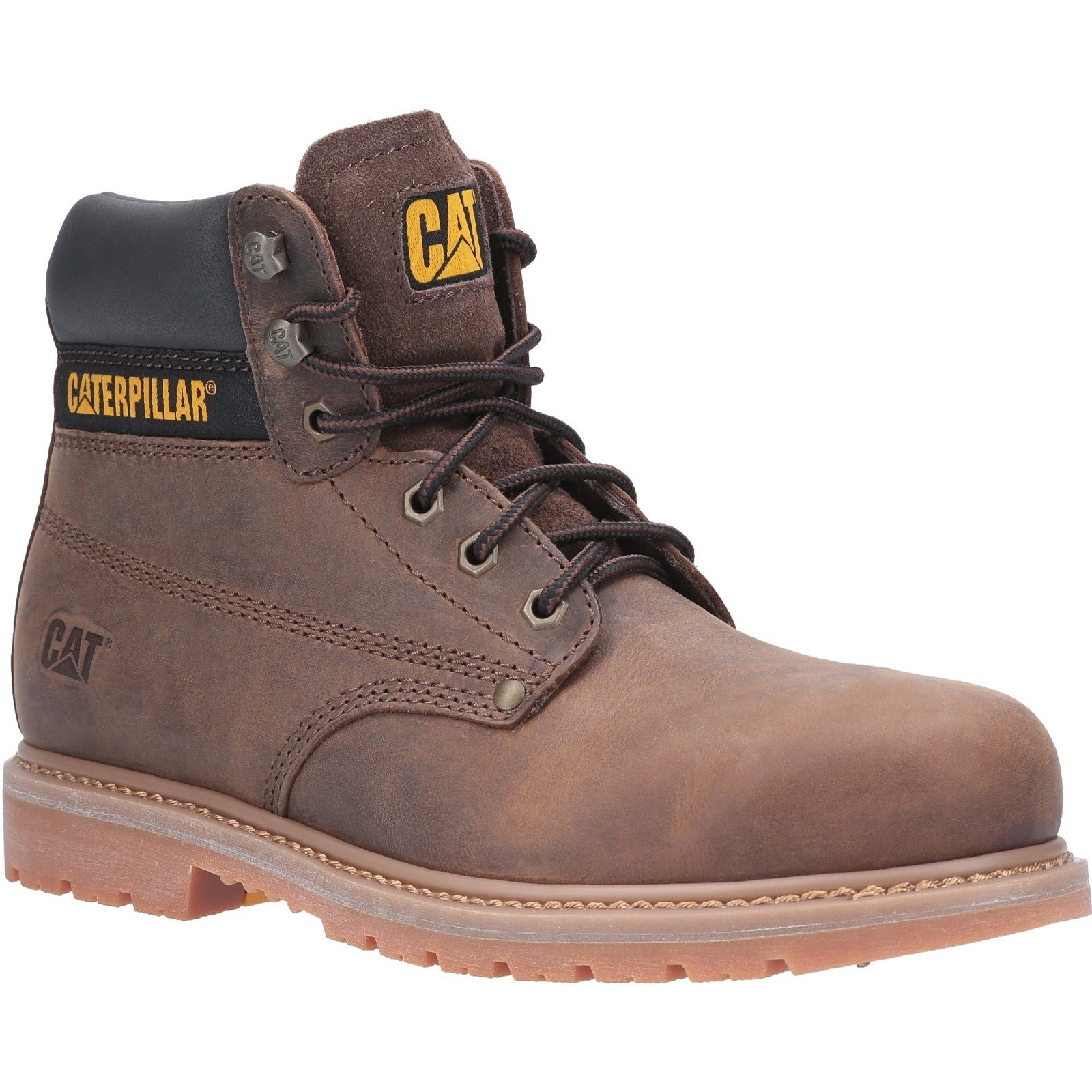 Caterpillar Powerplant Gyw Safety Boot in Brown 