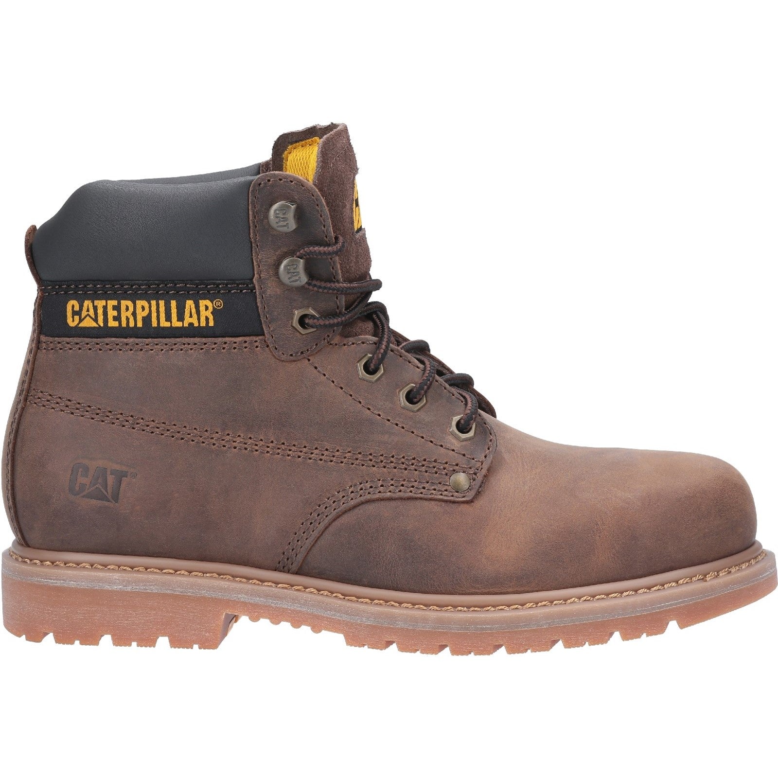 Caterpillar Powerplant Gyw Safety Boot in Brown 