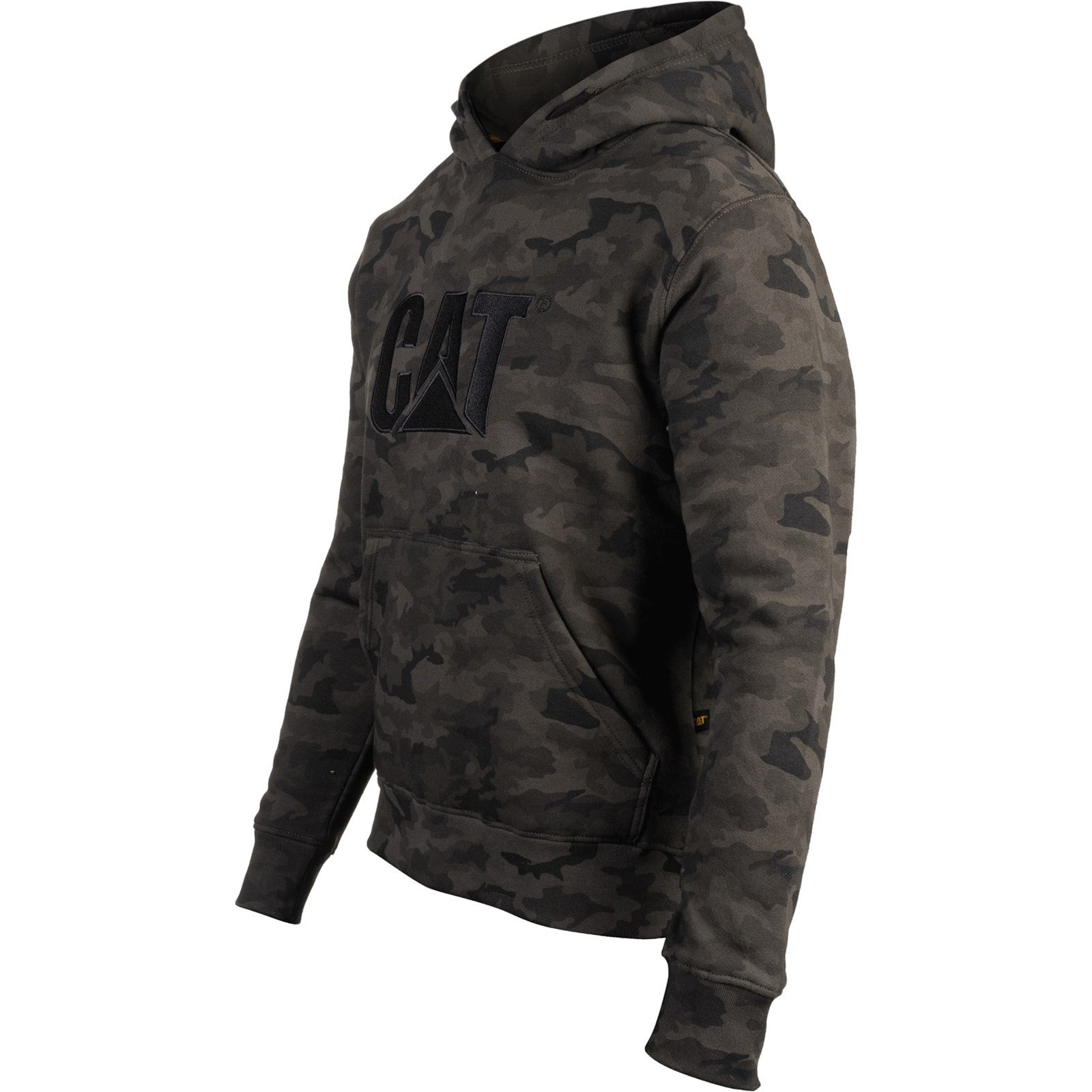 Caterpillar Trademark Hooded Sweatshirt in Night Camo 