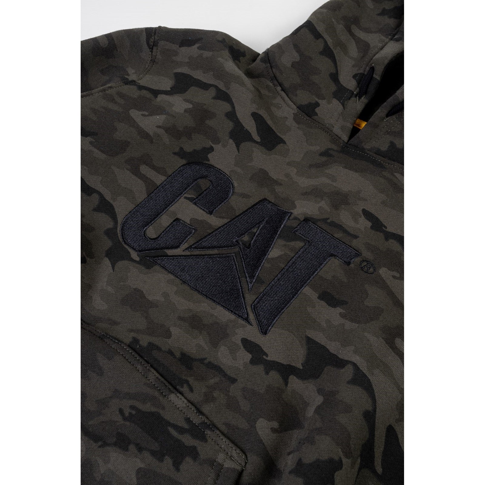 Caterpillar Trademark Hooded Sweatshirt in Night Camo 