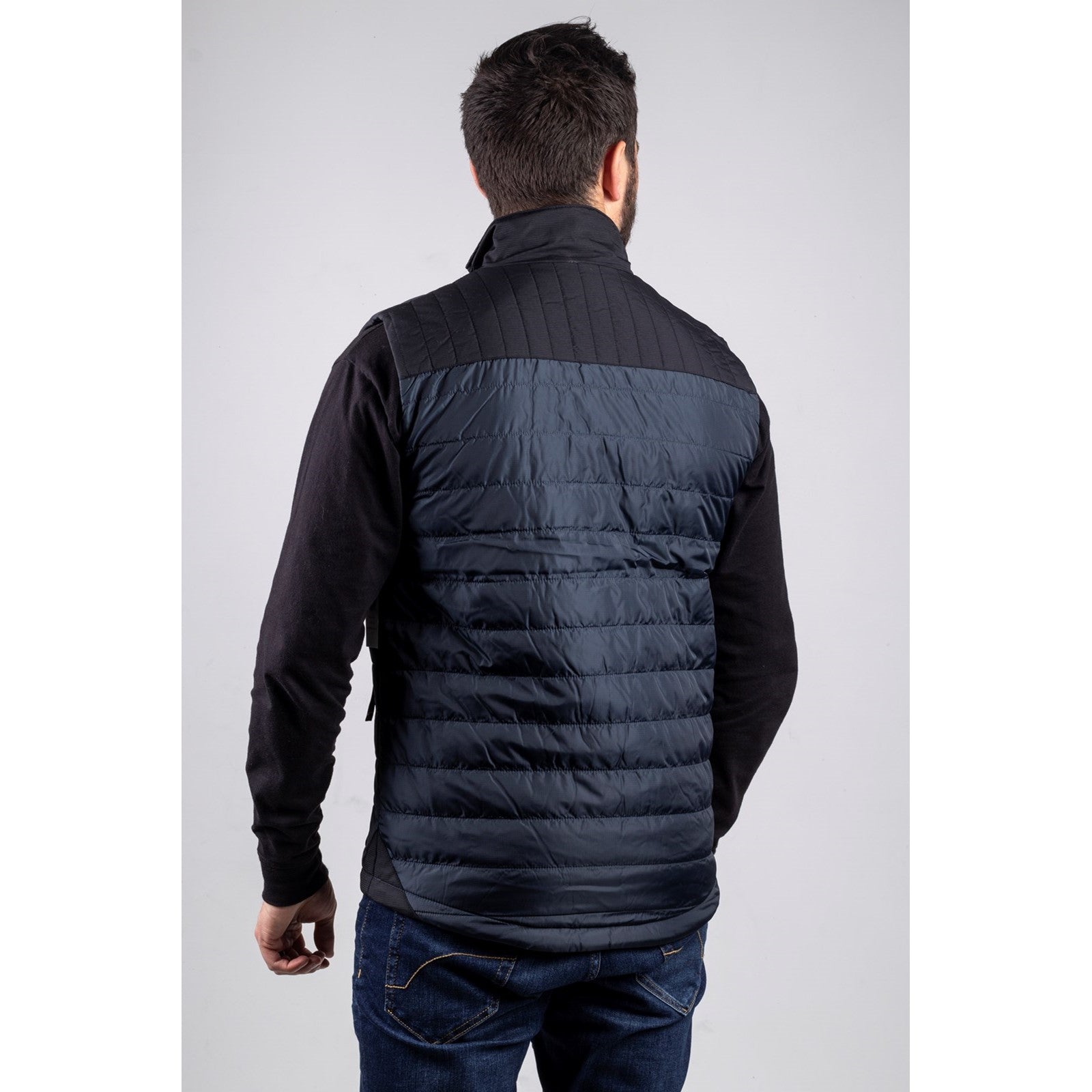 Caterpillar Squall Vest Body Warmer in Dark Marine