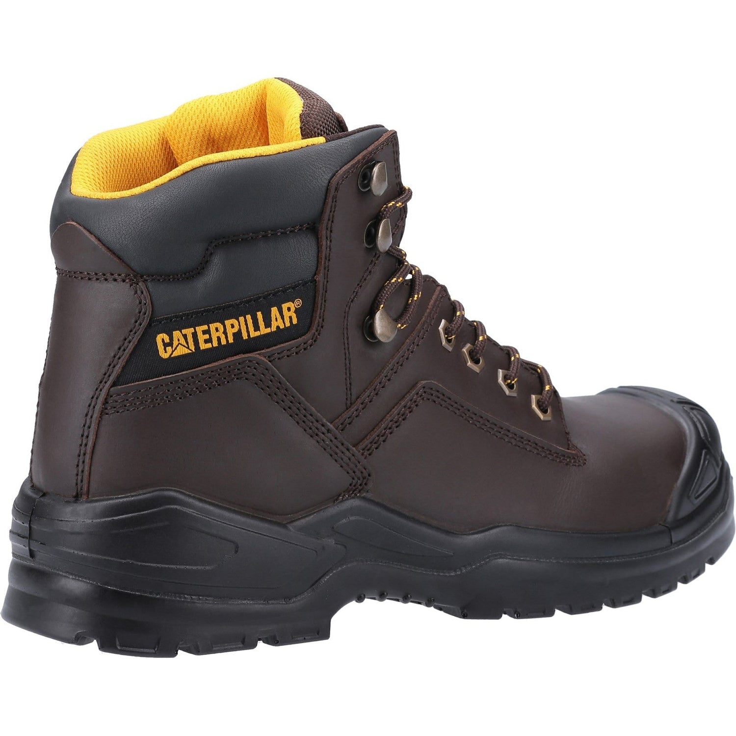 Caterpillar Striver Mid S3 Safety Boot in Brown 