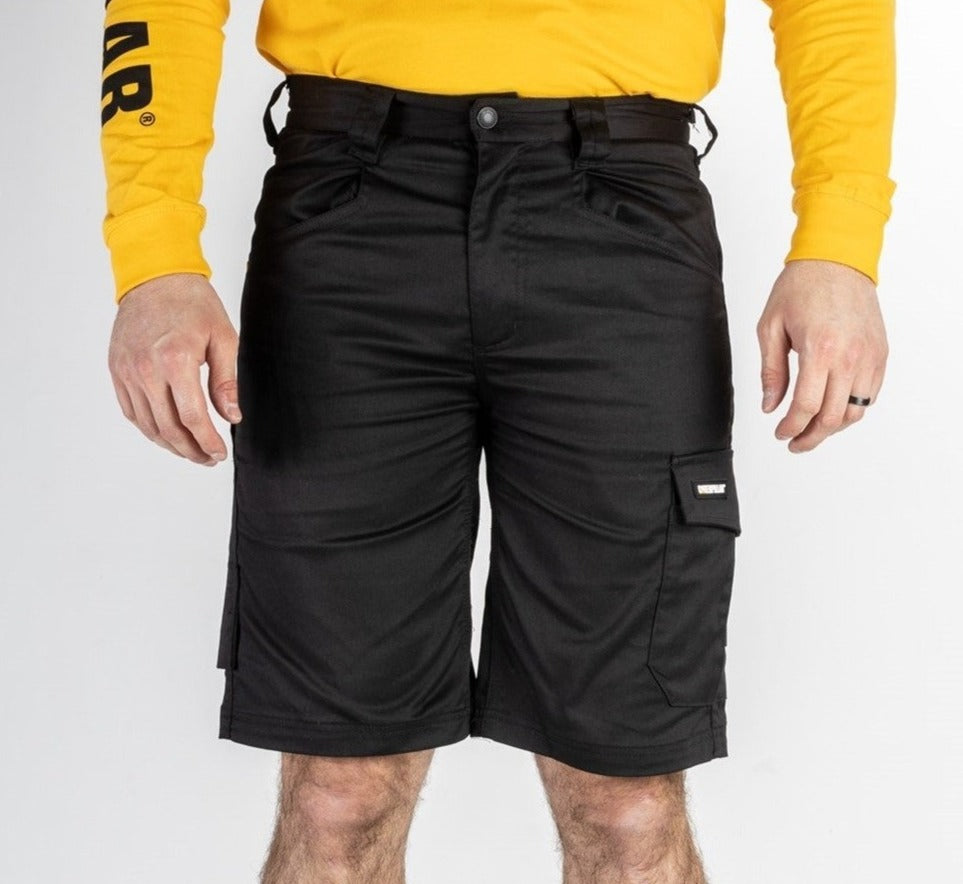 Caterpillar Tracker Shorts in Black