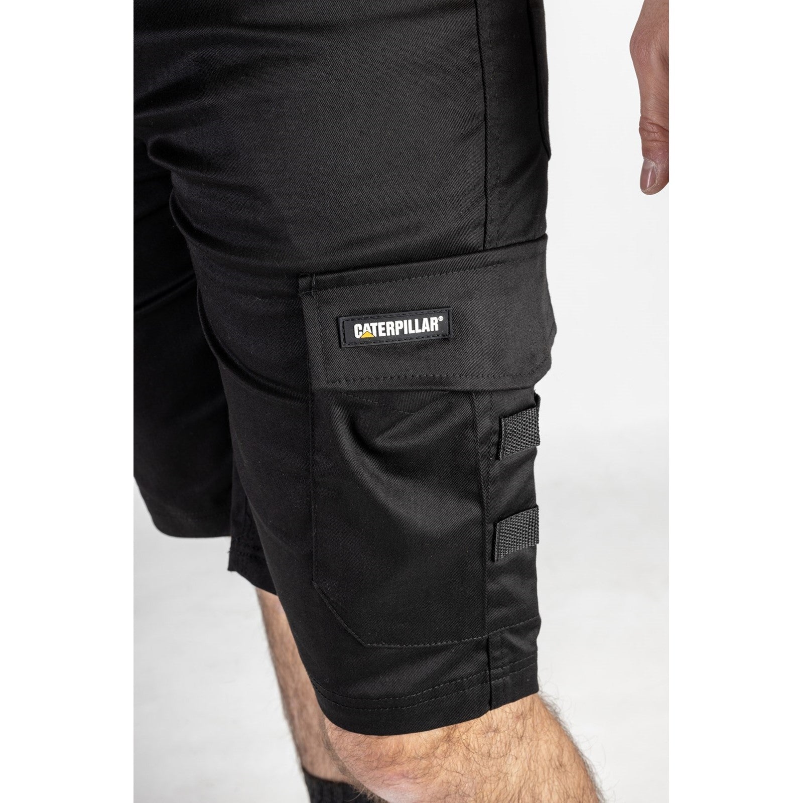 Caterpillar Tracker Shorts in Black