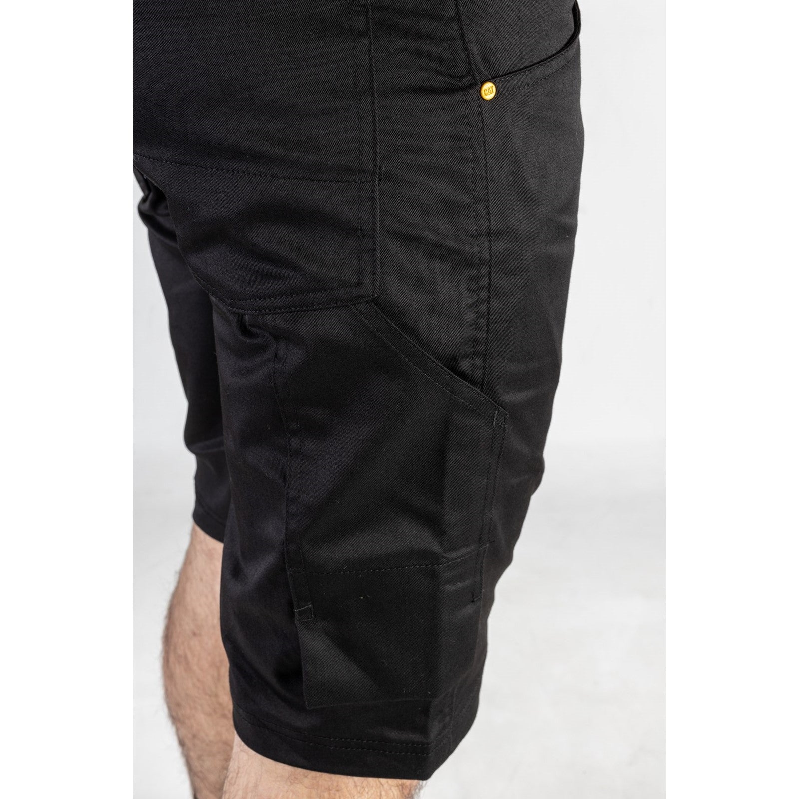 Caterpillar Tracker Shorts in Black