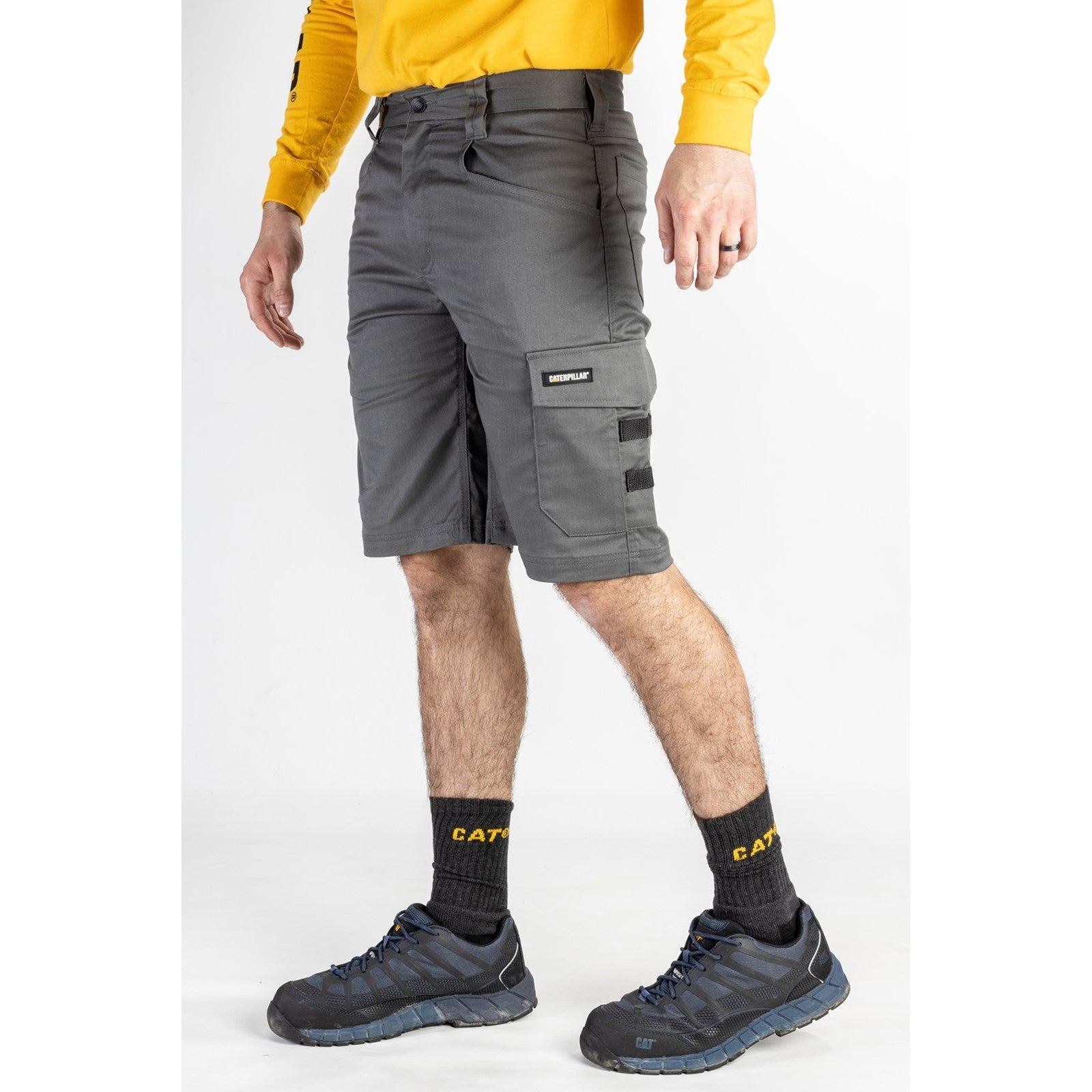 Caterpillar Tracker Shorts in Dark Shadow