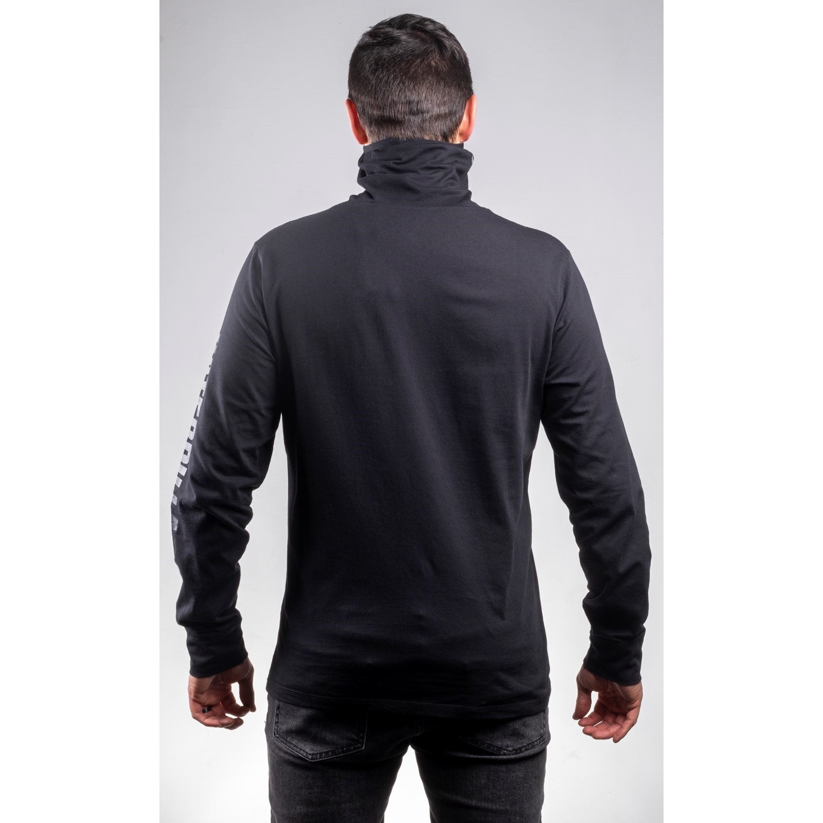 Caterpillar Viraloff Long Sleeve Gaiter Tee in Black