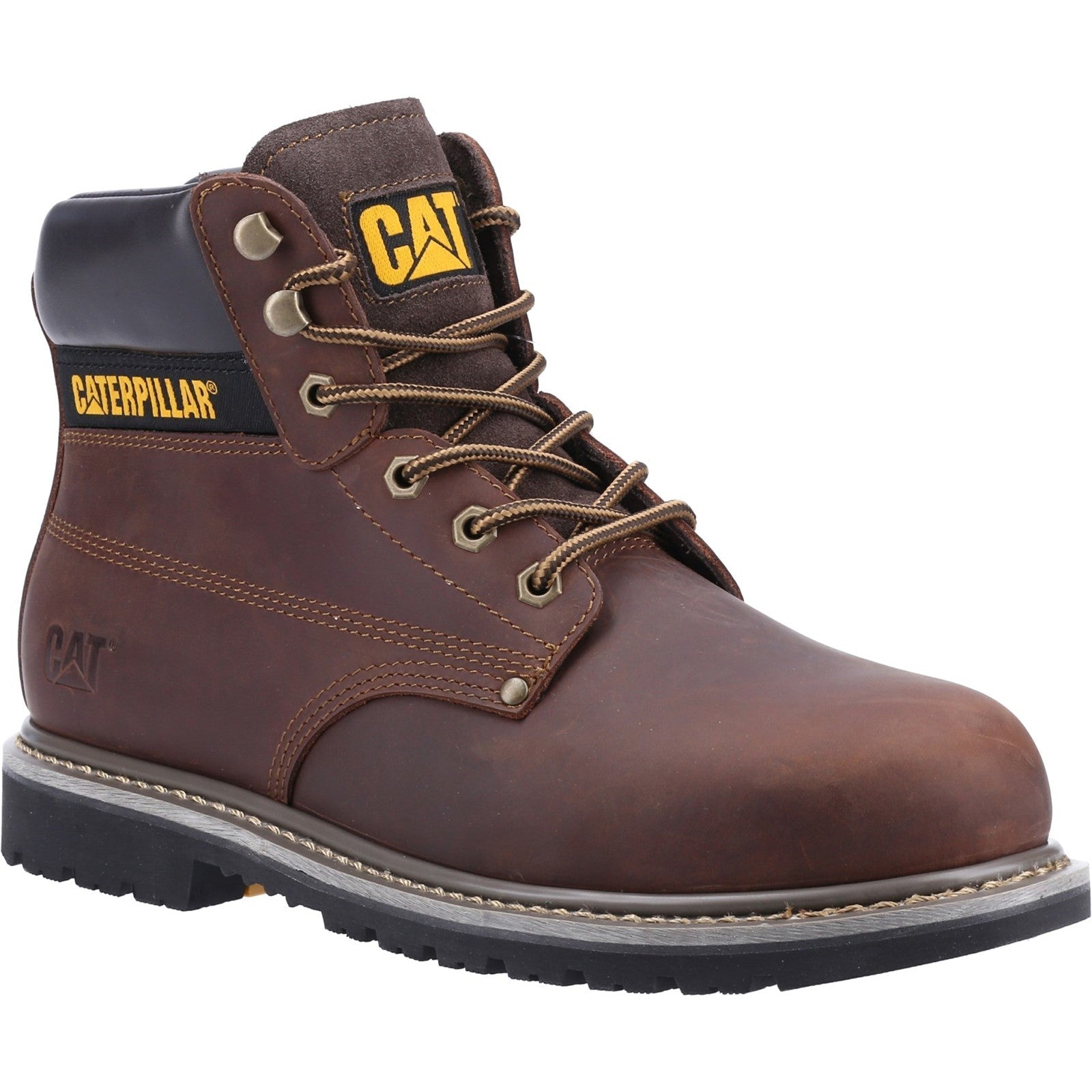 Caterpillar Powerplant S3 Gyw Safety Boot in Brown 