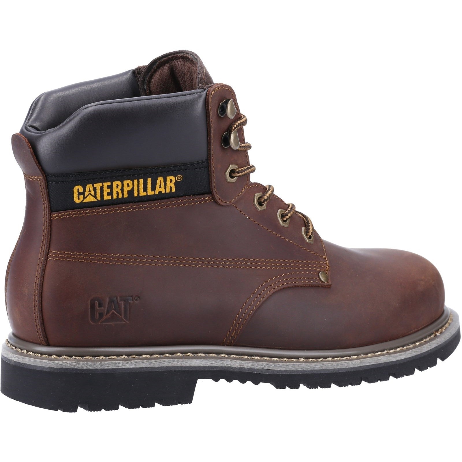 Caterpillar Powerplant S3 Gyw Safety Boot in Brown 