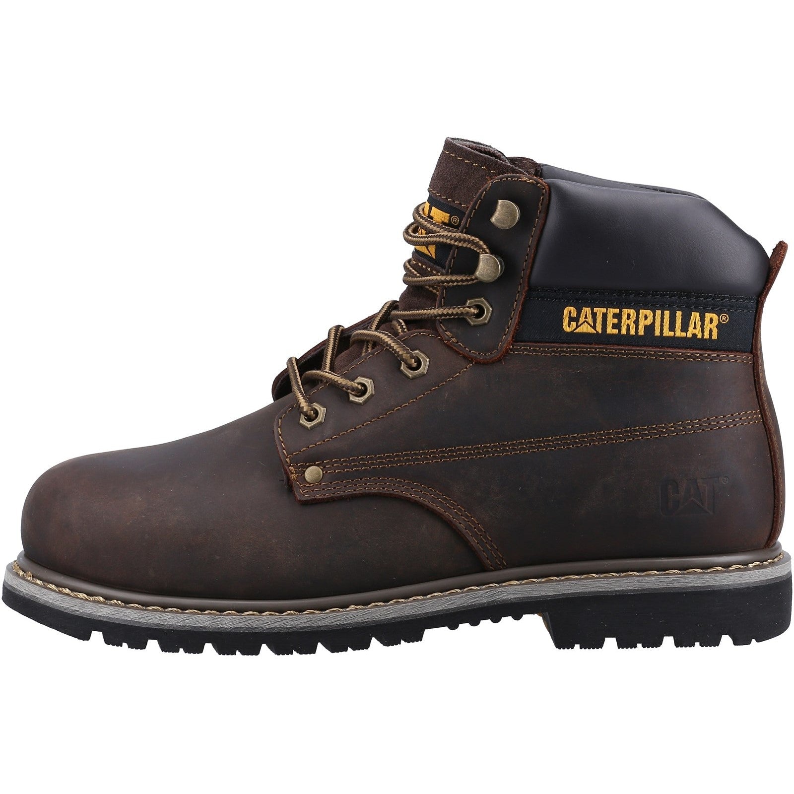 Caterpillar Powerplant S3 Gyw Safety Boot in Brown 