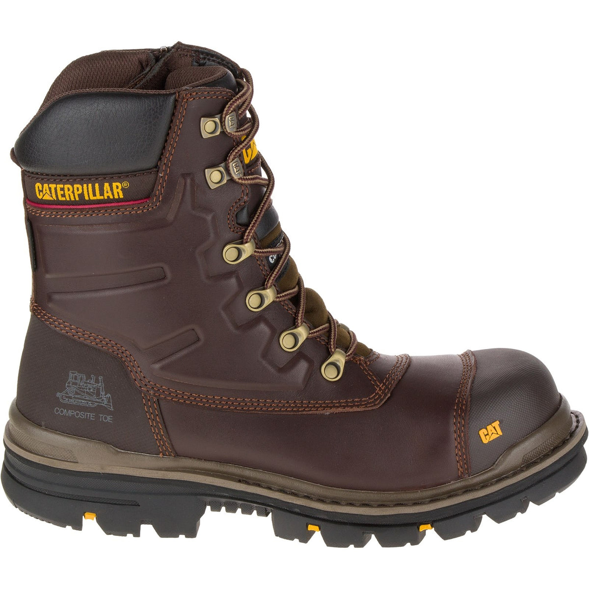 Caterpillar Premier Waterproof S3 Safety Boot in Brown 