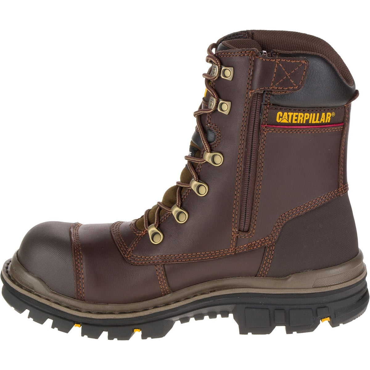 Caterpillar Premier Waterproof S3 Safety Boot in Brown 