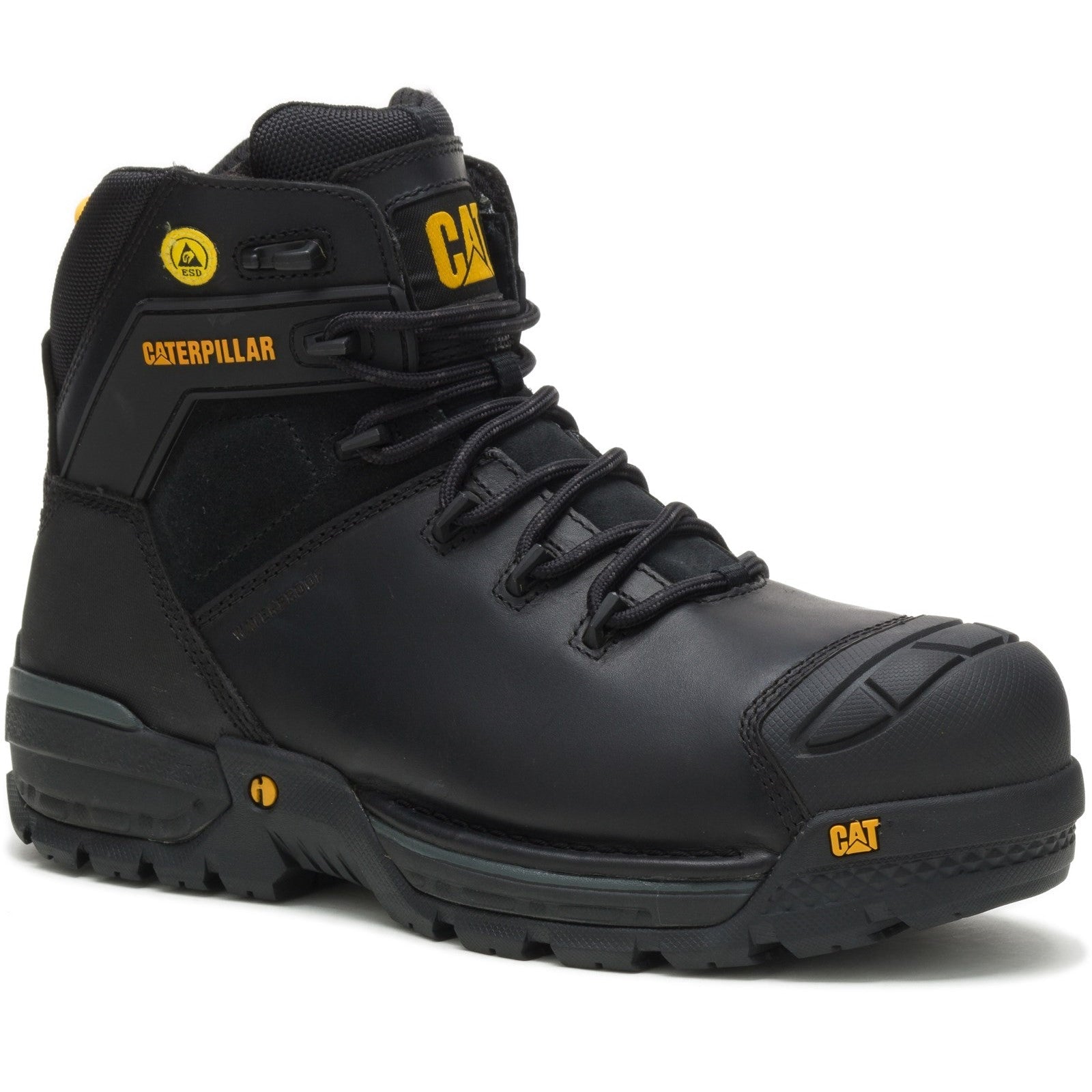 Caterpillar Excavator Safety Boot in Black 