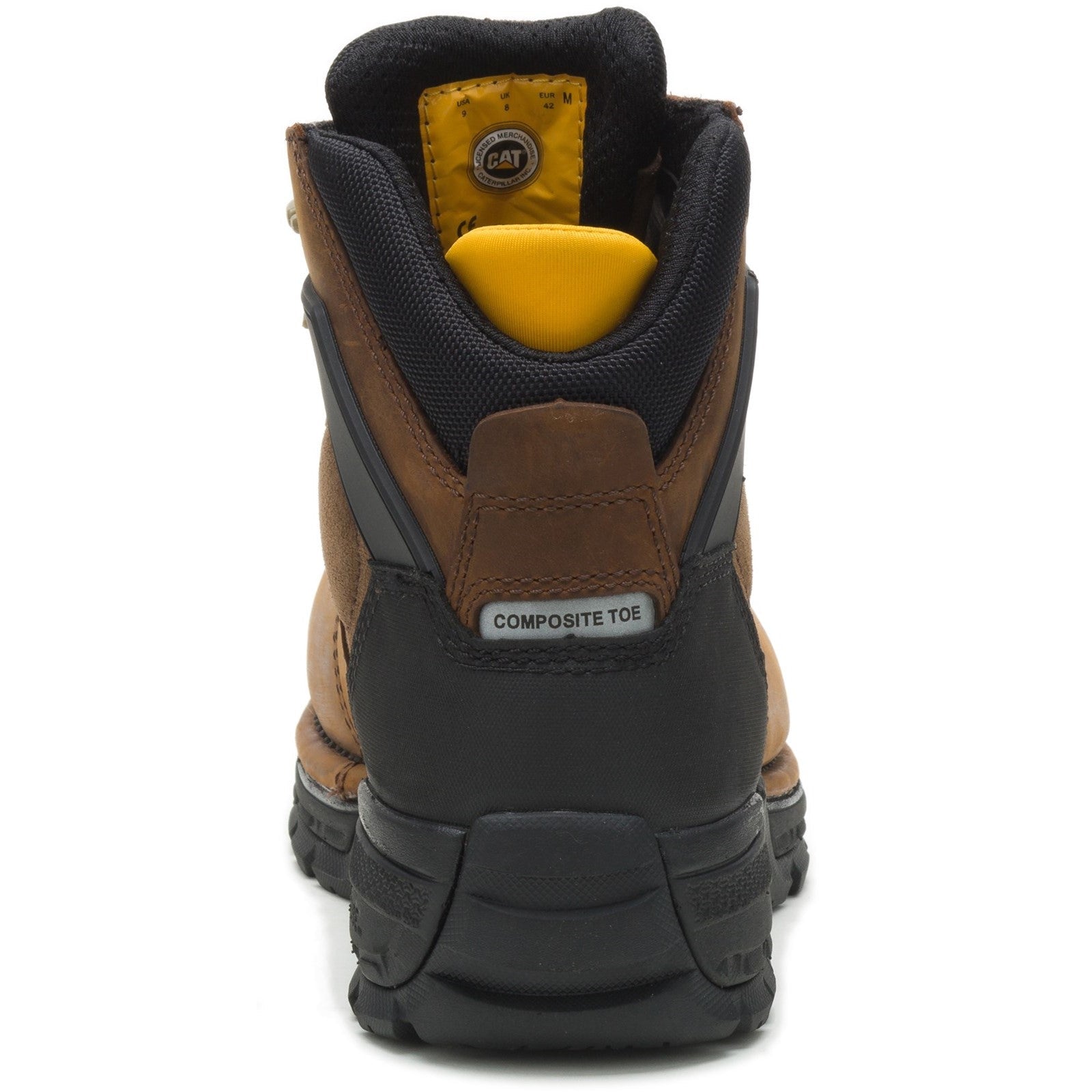 Caterpillar Excavator Safety Boot in Brown 