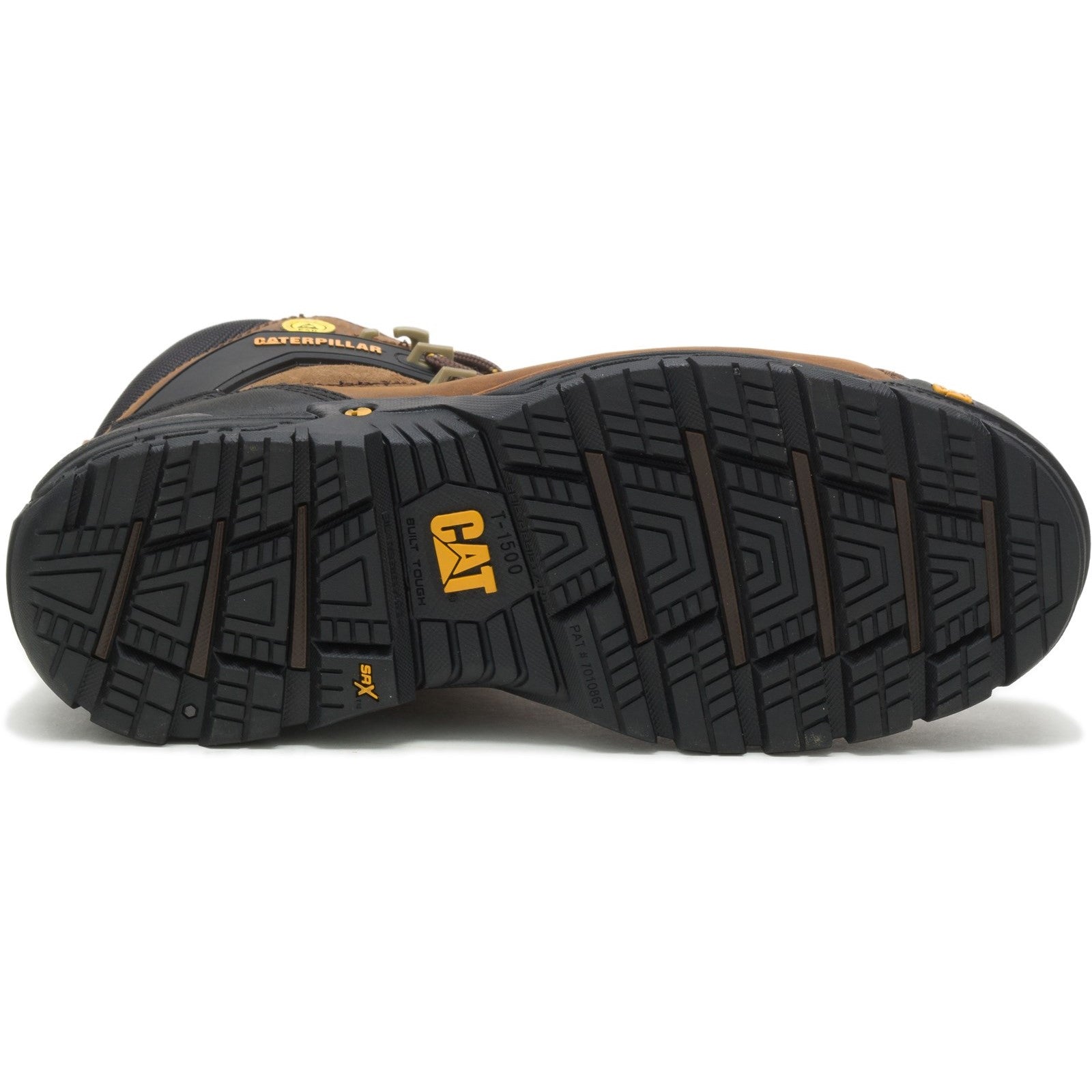 Caterpillar Excavator Safety Boot in Brown 