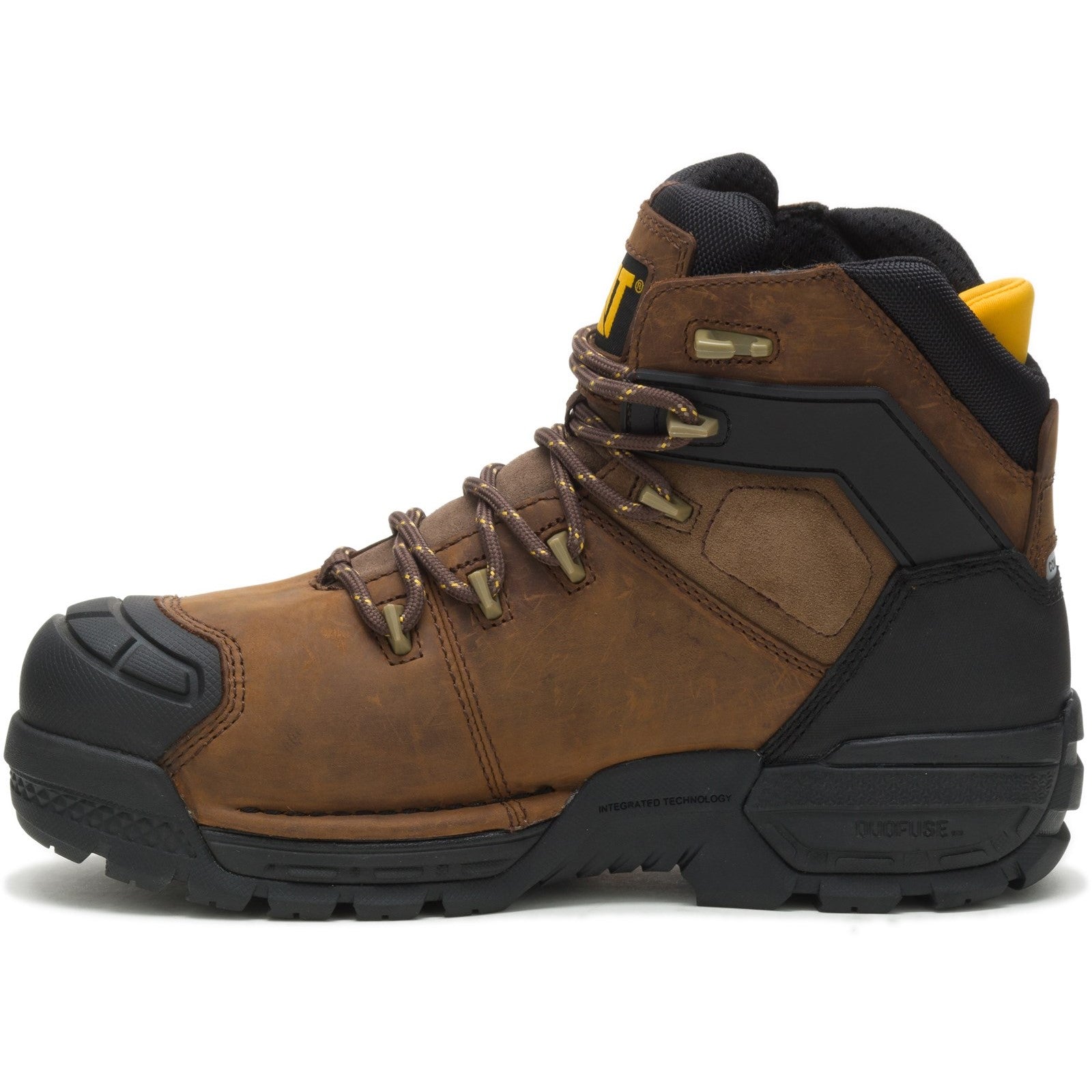 Caterpillar Excavator Safety Boot in Brown 