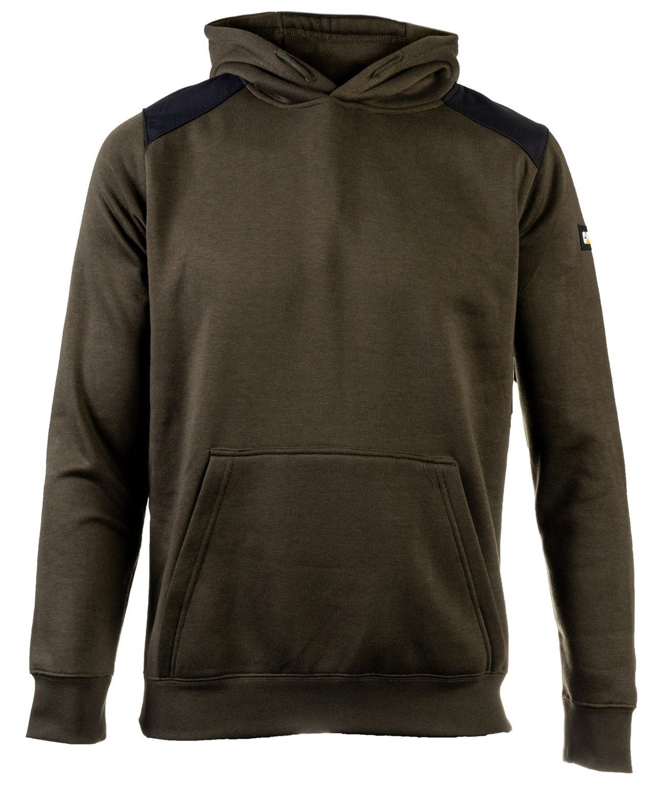 Caterpillar Essentials Hooded Sweatshirt in Army Moss 